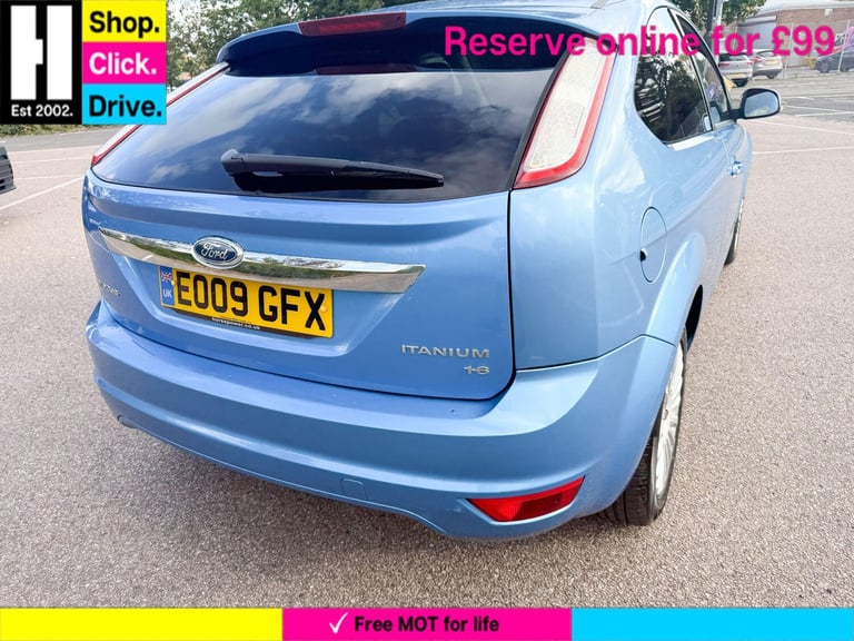 2009 Ford Focus 1.6 Titanium 3dr HATCHBACK PETROL Manual