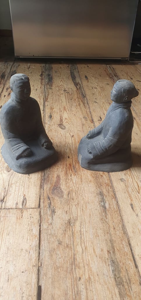 Chinese clay statues