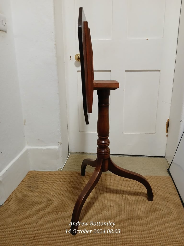 Georgian Mahogany Flip Side Table