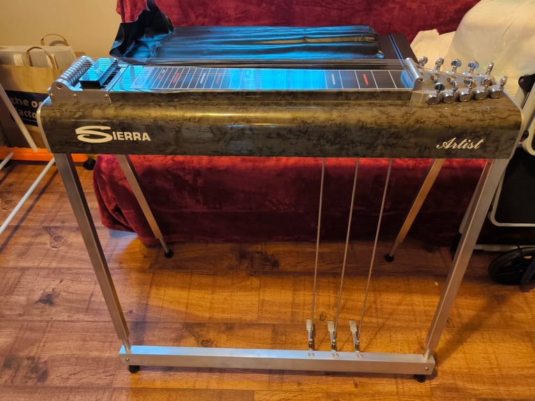 image for Sierra Artist Pedal Steel Guitar - excellent condition 10 string with case and volume pedal