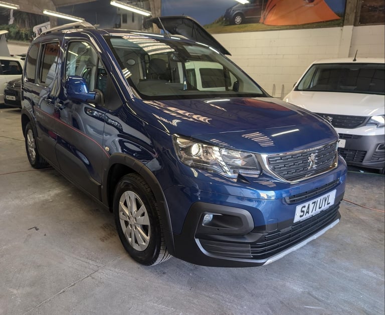 image for PEUGEOT RIFTER ALLURE PREMIUM BLUE HDI MICRO CAMPERVAN *BRAND NEW CONVERSION*