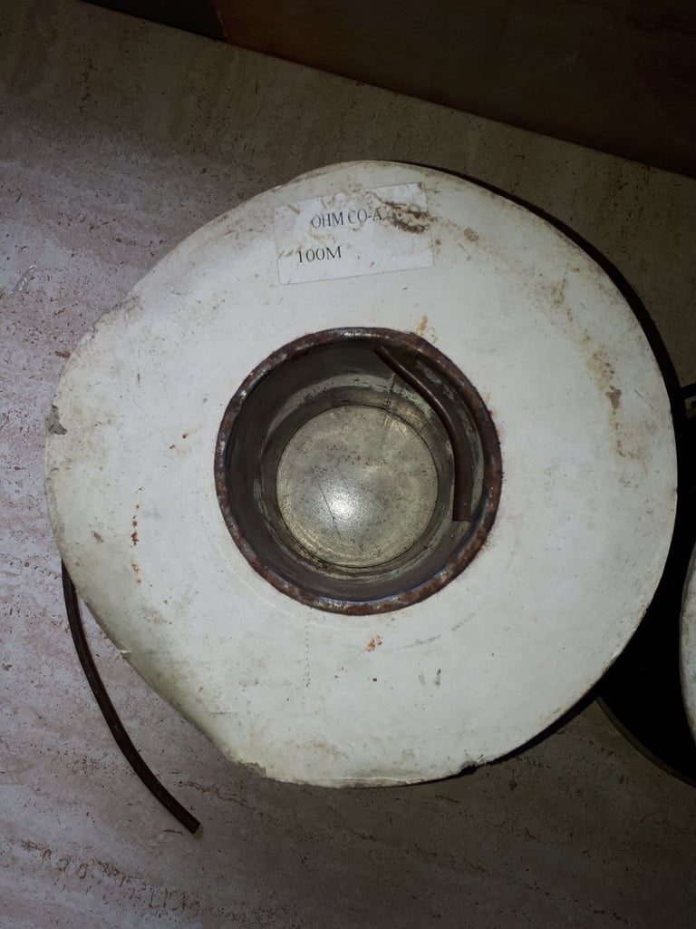 image for 2 drums of coaxial cable suitable for a diy or professional user