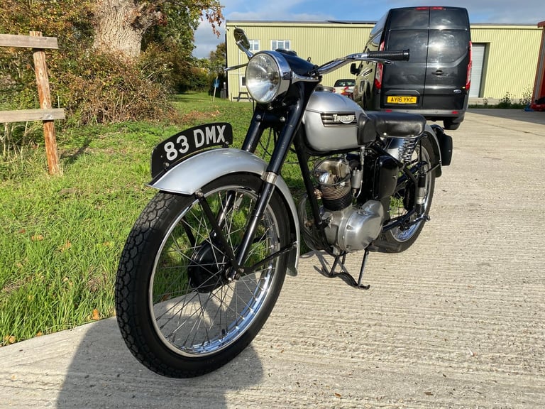 TRIUMPH TIGER CUB 200, 1955, PLUNGER, GOOD LOOKING LIGHTWEIGHT CLASSIC, 