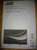 JVC 40 inch LED HD TV (parts only)