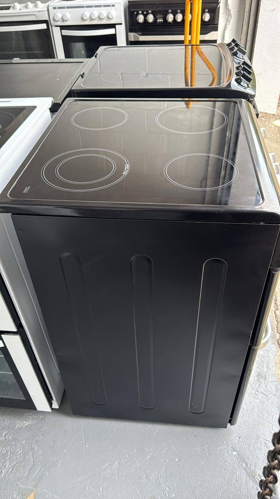 Hotpoint Electric Double Oven Cooker – 110L Black - Free Same Day Delivery 
