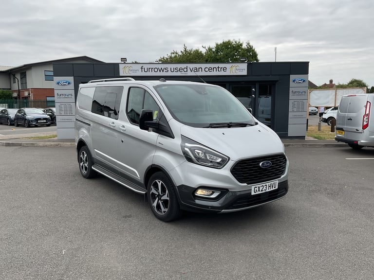 2023 Ford Transit Custom 2.0 EcoBlue 170ps Low Roof D/Cab Active Van Auto PANEL VAN Diesel Automatic
