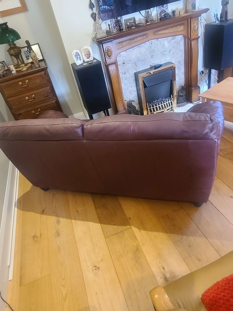 Leather sofas. 2 and 3 seat.