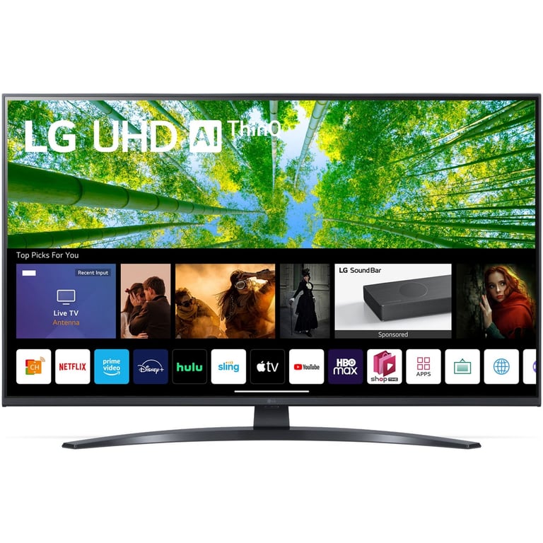 LG 50 inch Smart 4K Ultra HD LED TV, Quad Core, WiFi, Latest Apps, Apple Airplay, Like New