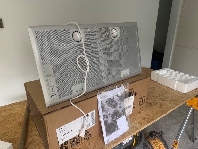 NEFF N30 D5855X1GB 73 cm Canopy Cooker Hood Extractor - Silver