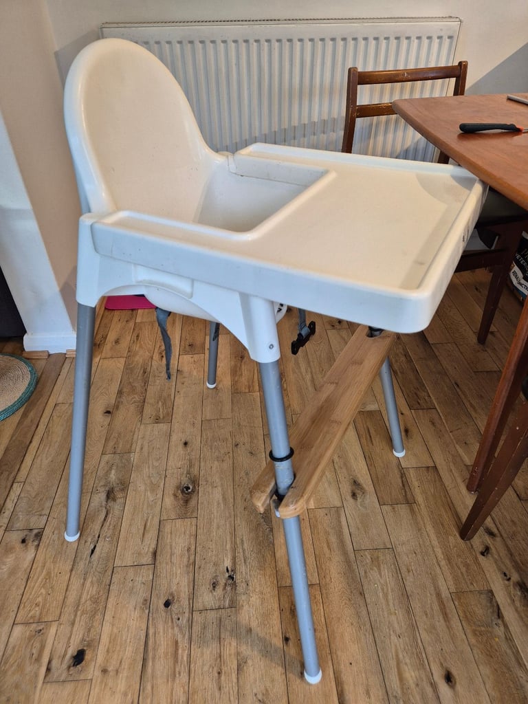 image for Ikea high chair with footrest