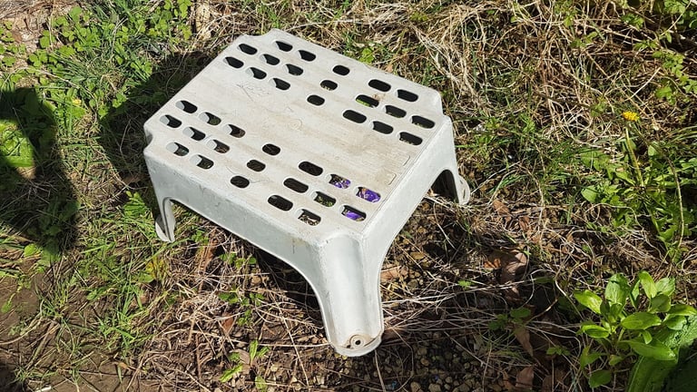 Caravan, camper or motorhome single or double steps.