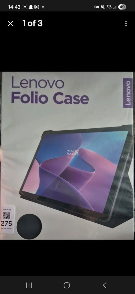 JOB LOT of 36 Lenovo Folio Case For Tab M10 3rd Gen