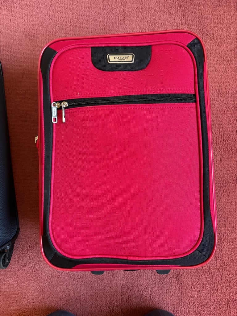 Small hand luggage suitcase 