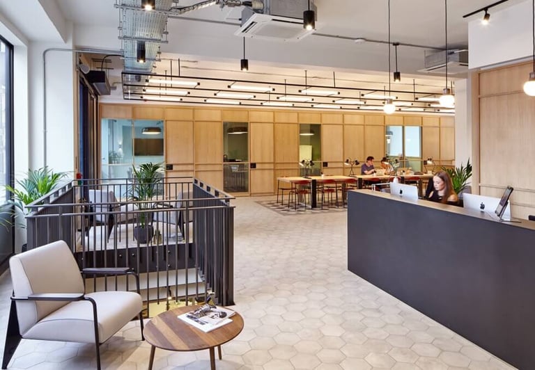 Furnished offices to rent in *Great Portland St*. Office Spaces for 2 to 50 desks W1