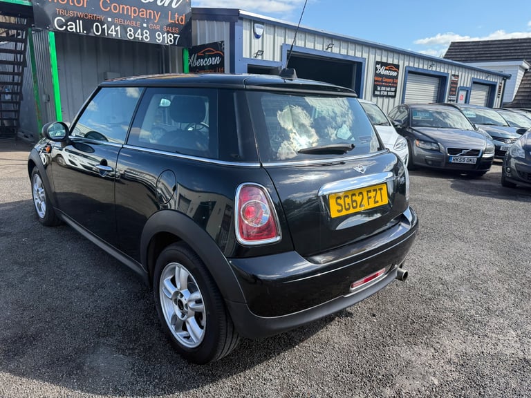 2012 (62) Mini One 1.6 Petrol Black with Black/Grey Interior ,1 Previous Owner