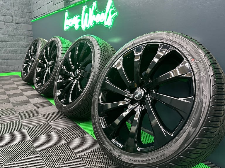 Genuine Range Rover Sport NEW 23" Black Alloy Wheels Style 1079 L460 Forged SV & NEW Yokohama’s!