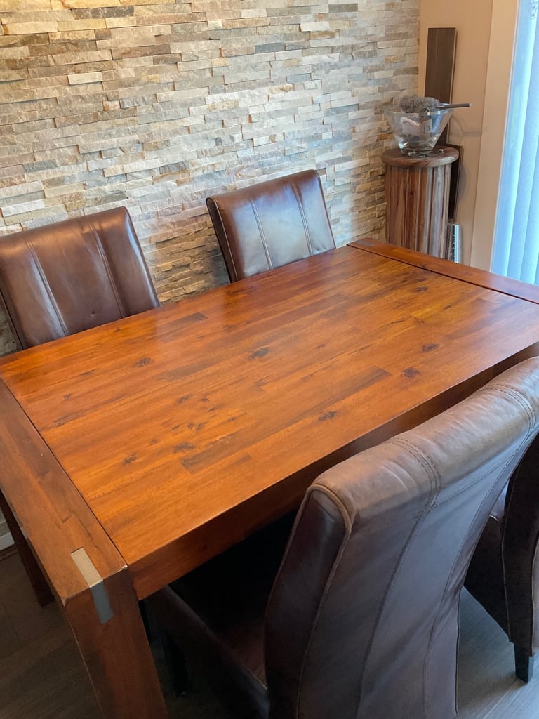 Solid wood dining table (no chairs)