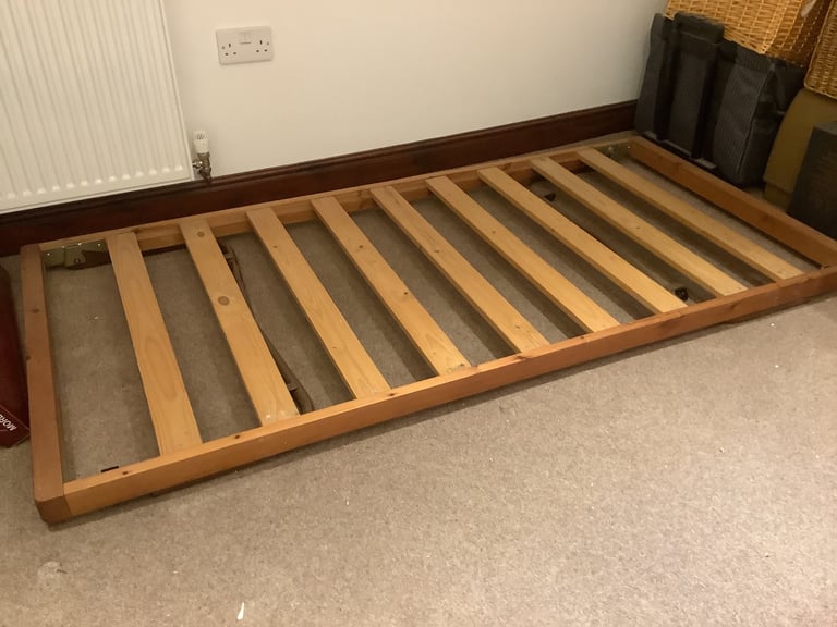 Pull-out single under bed frame