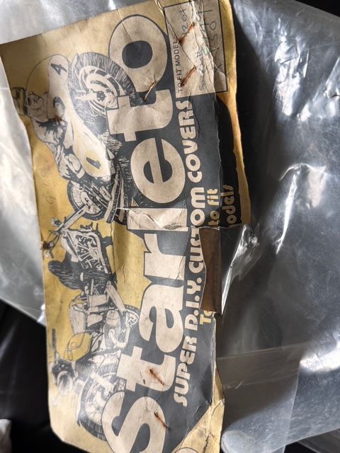 Suzuki 1970s seat cover