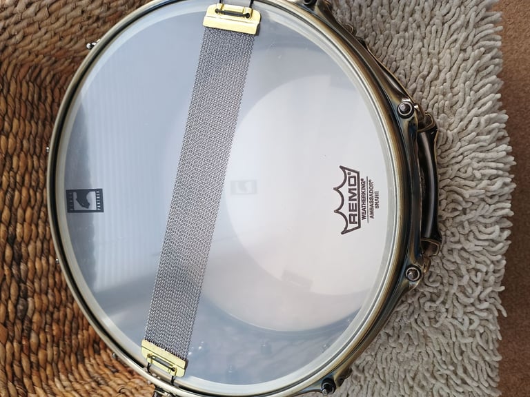 Snare Drum Brass Black Panther The Sledge Hammer 14 x 6.5 Superb quality 