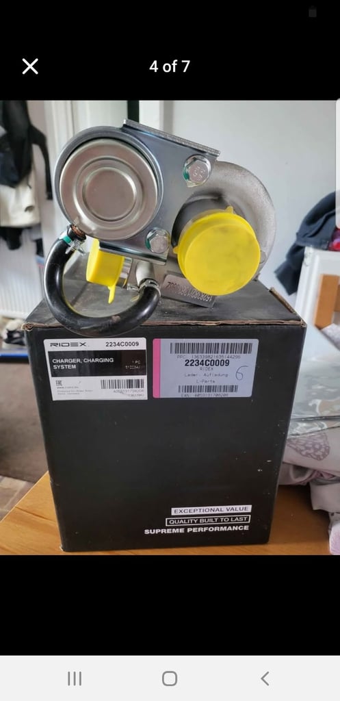 Kia ridex turbo charger with gasket and seals 