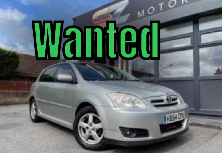 Wanted Toyota Corolla petrols  cash waiting