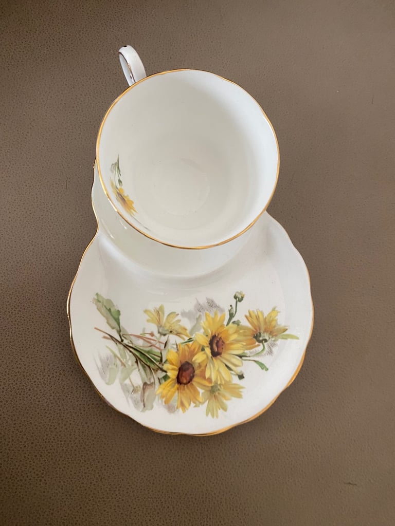 Bone china cup &  sandwich plate