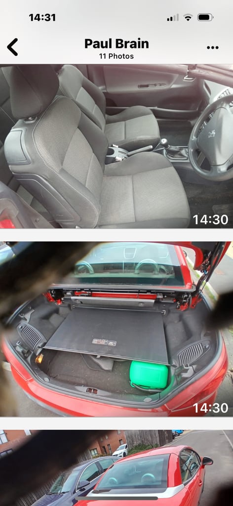 Peugeot, 207, Convertible, 2011, Manual, 1598 (cc), 2 doors