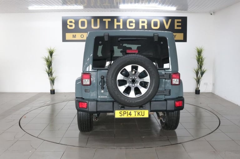 2014 Jeep Wrangler 2.8 CRD Overland 4dr Auto CONVERTIBLE DIESEL Automatic