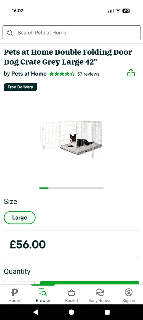 Large dog cage NEW BNIB 