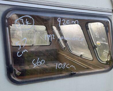 92 Avondale caravan side window 