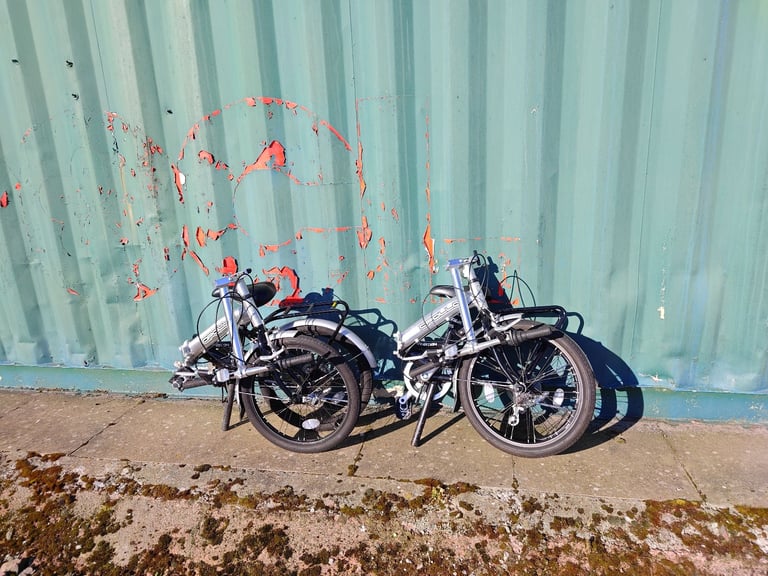 Apollo Transition folding bikes with bags