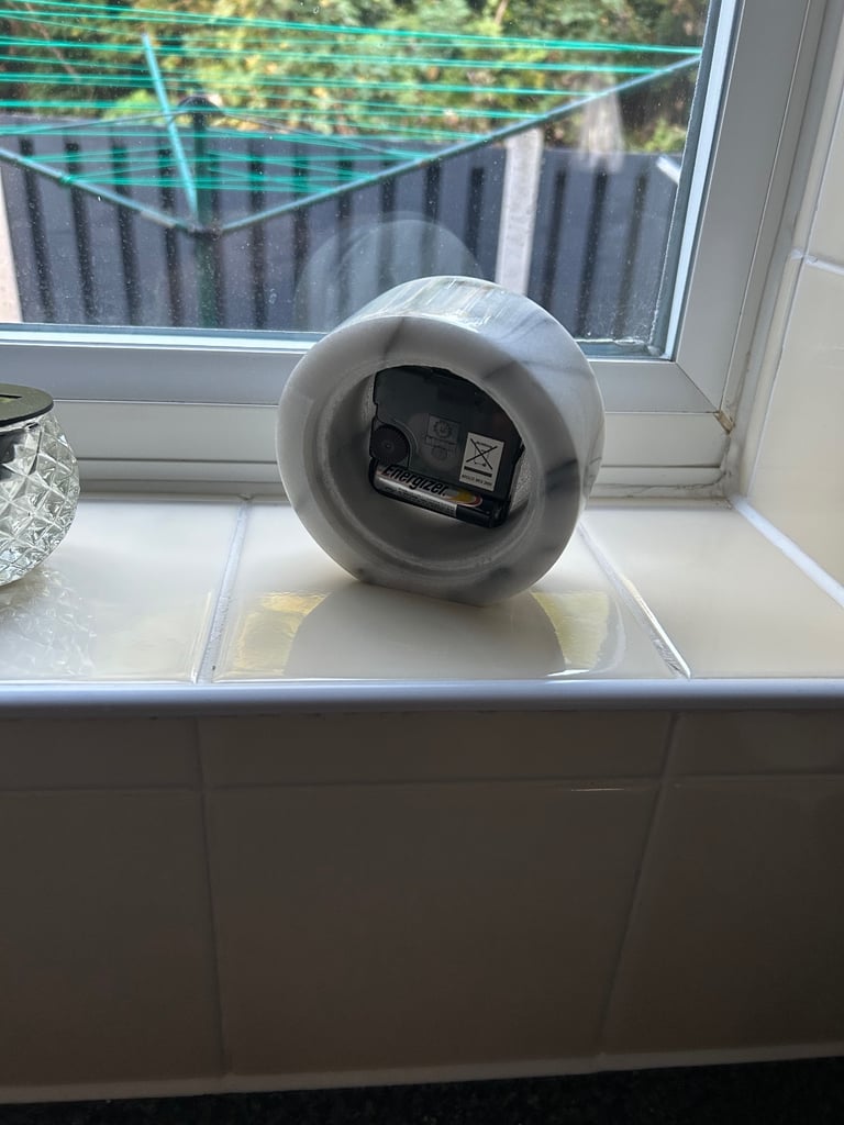 Marble, heavy desktop clock working 