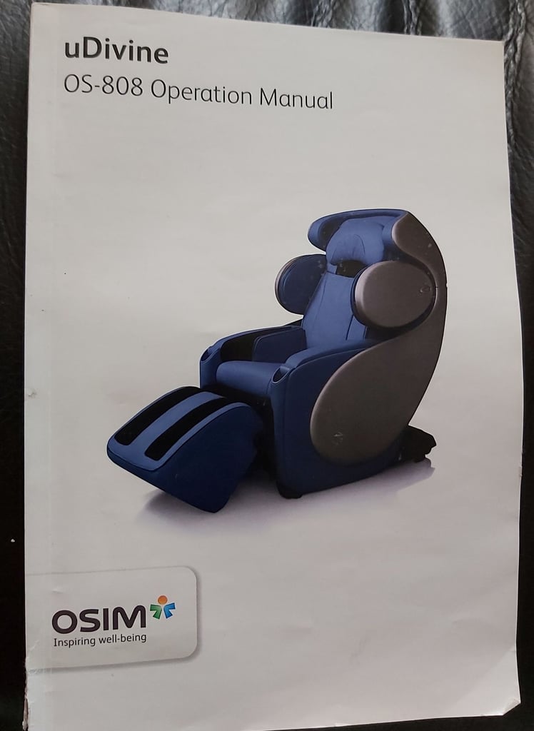 OSIM massage chair.