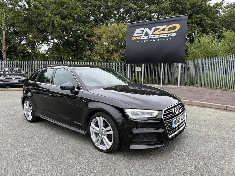 image for 2016 66 REG AUDI A3 S LINE 1.6 DIESEL 5 DOOR BLACK HATCHBACK EURO 6 ULEZ
