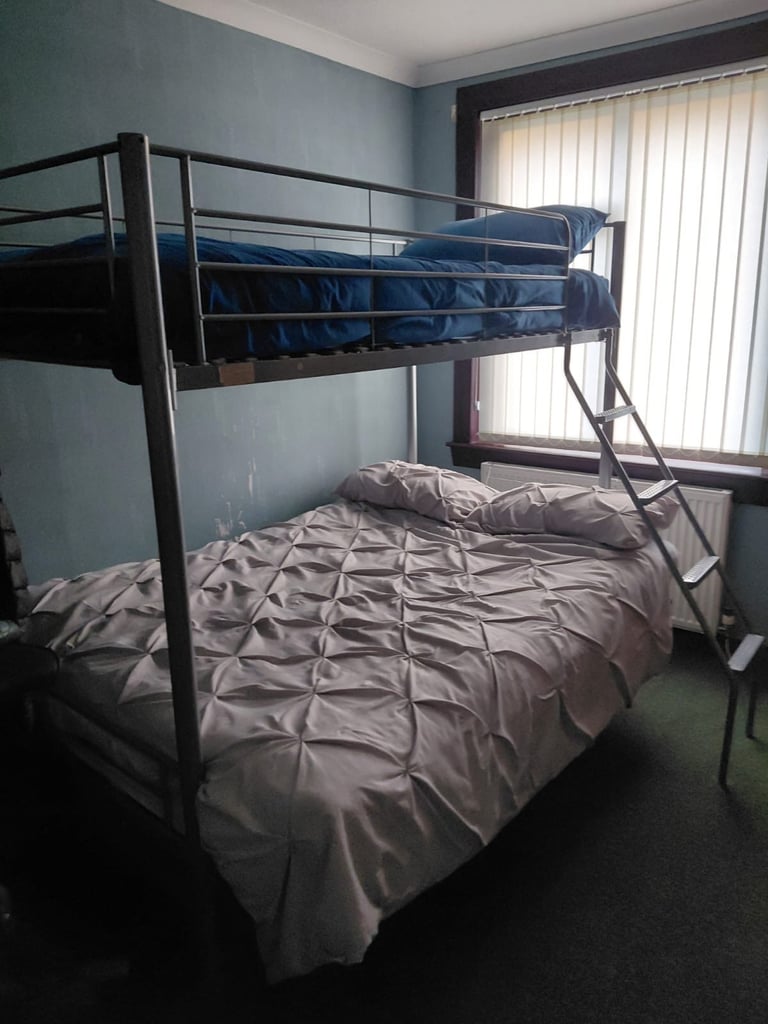 image for Double and single bunk bed