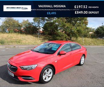 VAUXHALL INSIGNIA 1.6 TECH LINE AUTO 2018,Sat Nav,Bluetooth,Dab,Cruise,Air Con,F.S.H,Ulez Compliant