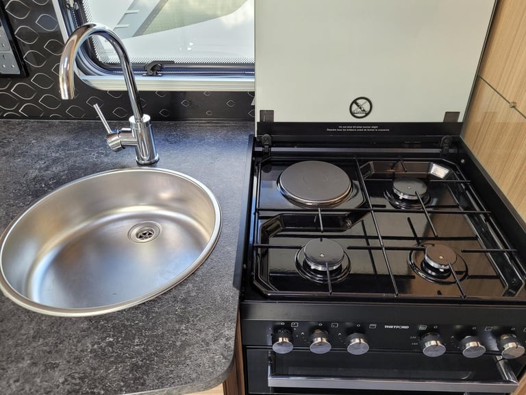 Bailey Pegasus Grande SE Brindisi 2023 Single Axle 4 Berth - 8FT Wide, Fixed Bed