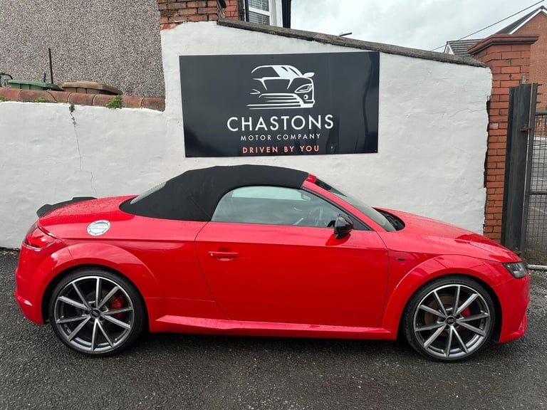 AUDI TT Convertible Red S-Line Black Edition Manual Petrol 2018