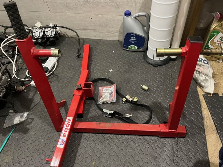 image for Abba Bike Stand with Front Lift and Swing Arm removal kit