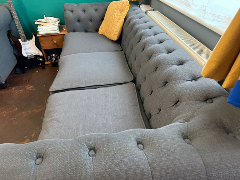 Fabric sofa 3+2 ready for collection