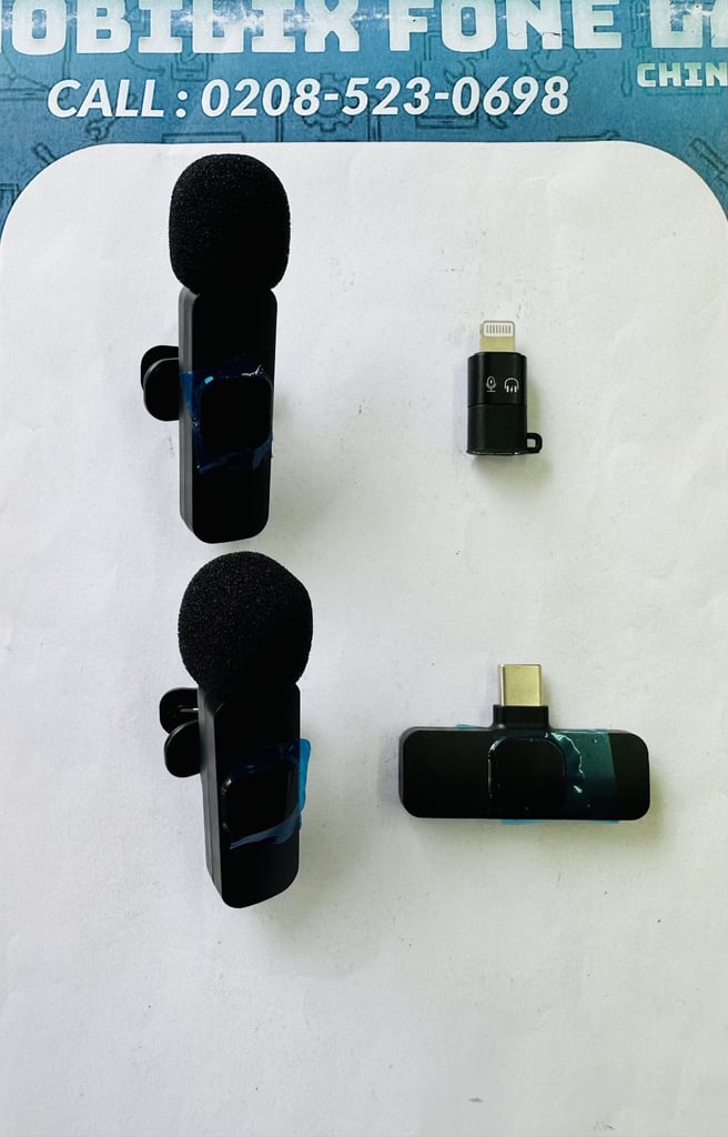 K9 Wireless Microphone for iPhone, iPad, Android Audio Video Recording, Crystal Clear Sound Quality