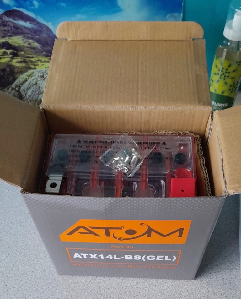 Motorcycle Atom Gel Maintenance Free Battery Motorbike