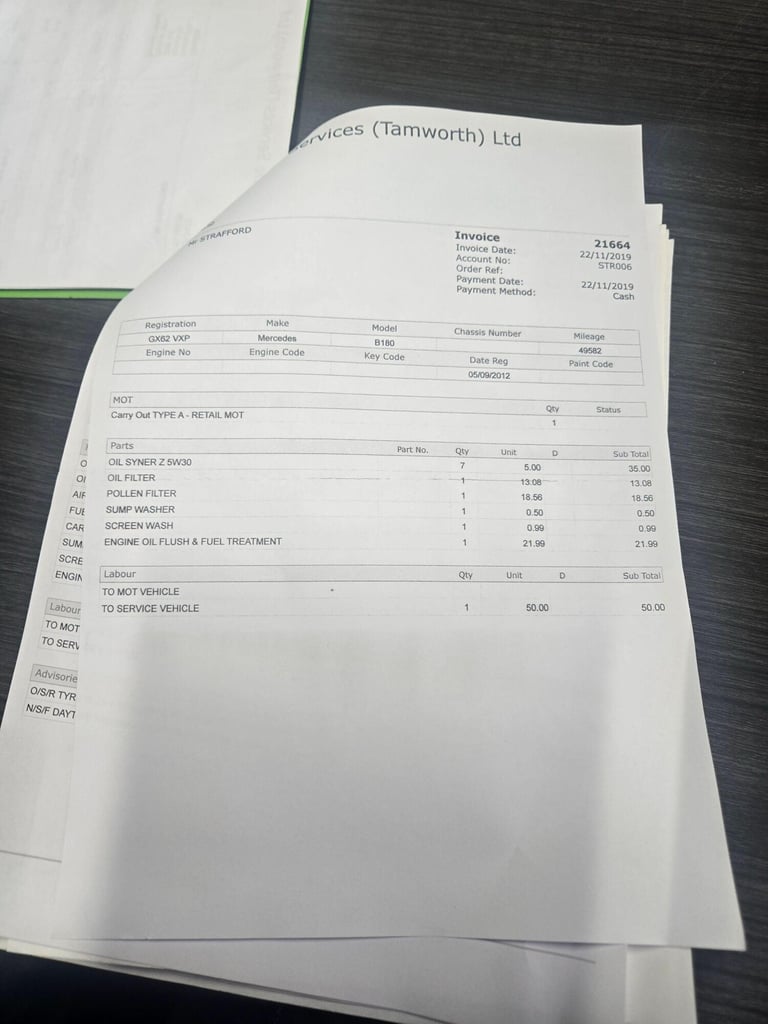 2012 Mercedes-Benz B Class B180 CDI BlueEFFICIENCY Sport 5dr Auto MPV DIESEL Automatic