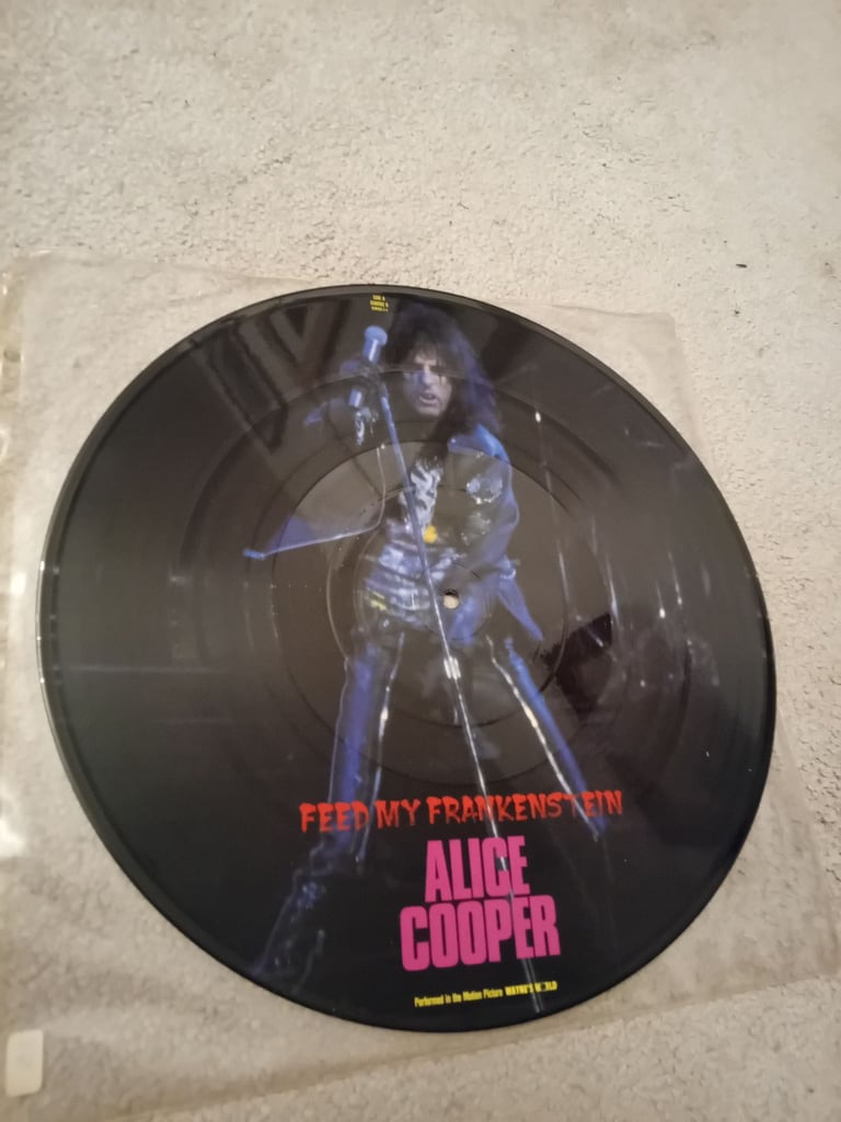 image for Alice Cooper Feed my frankenstein picture disc 12"