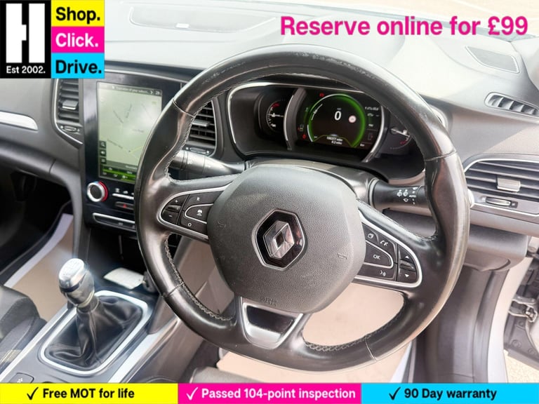 2016 Renault Megane 1.6 dCi Signature Nav Euro 6 (s/s) 5dr HATCHBACK Diesel Manual
