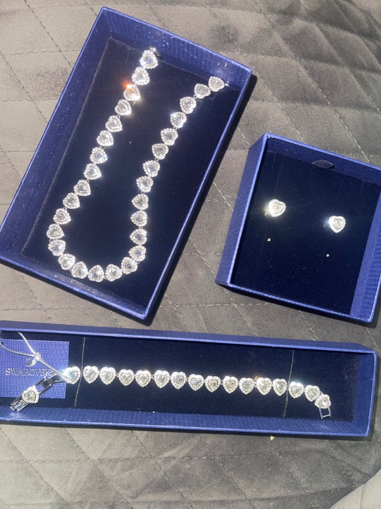 Ariane grande tennis necklace set 