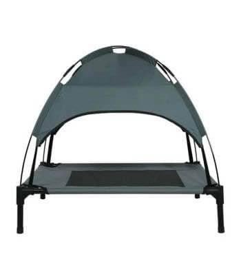 Brand new large size RAISED DOG BED & SHELTER still in pack RRP £69.99