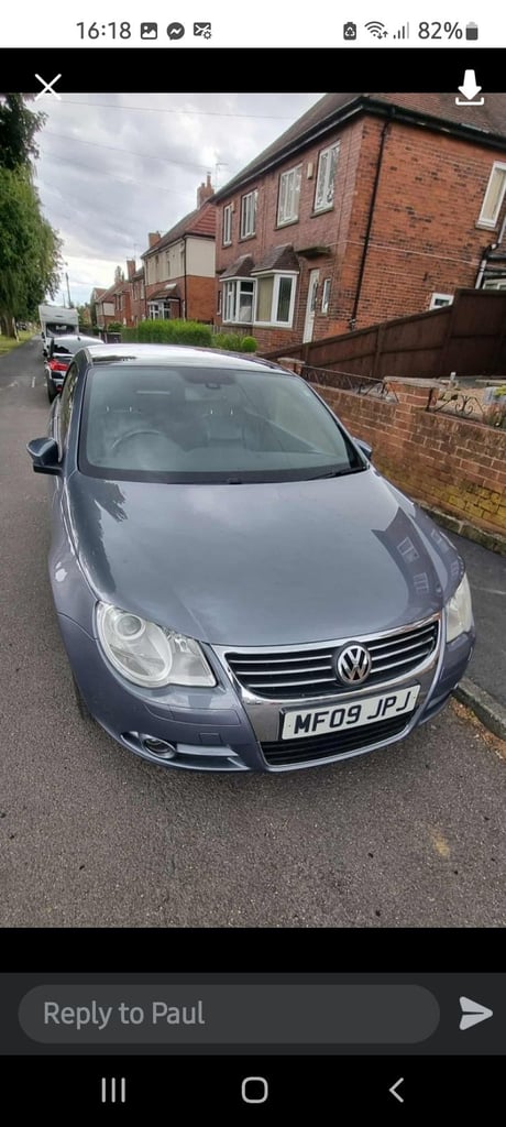 Volkswagen, EOS, Convertible, 2009, Manual, 1984 (cc), 2 doors