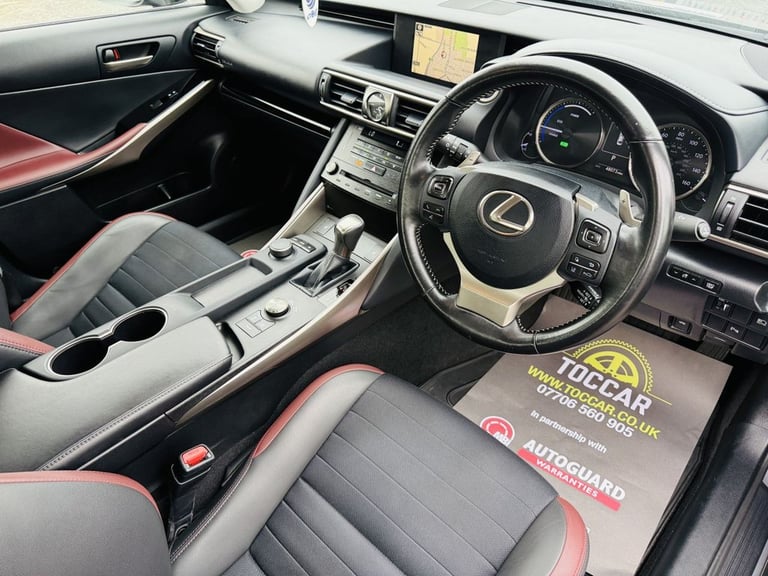2018 Lexus IS 2.5 300h Sport Saloon 4dr Petrol Hybrid E-CVT Euro 6 (s/s) (223 ps) Saloon PETROL/E...